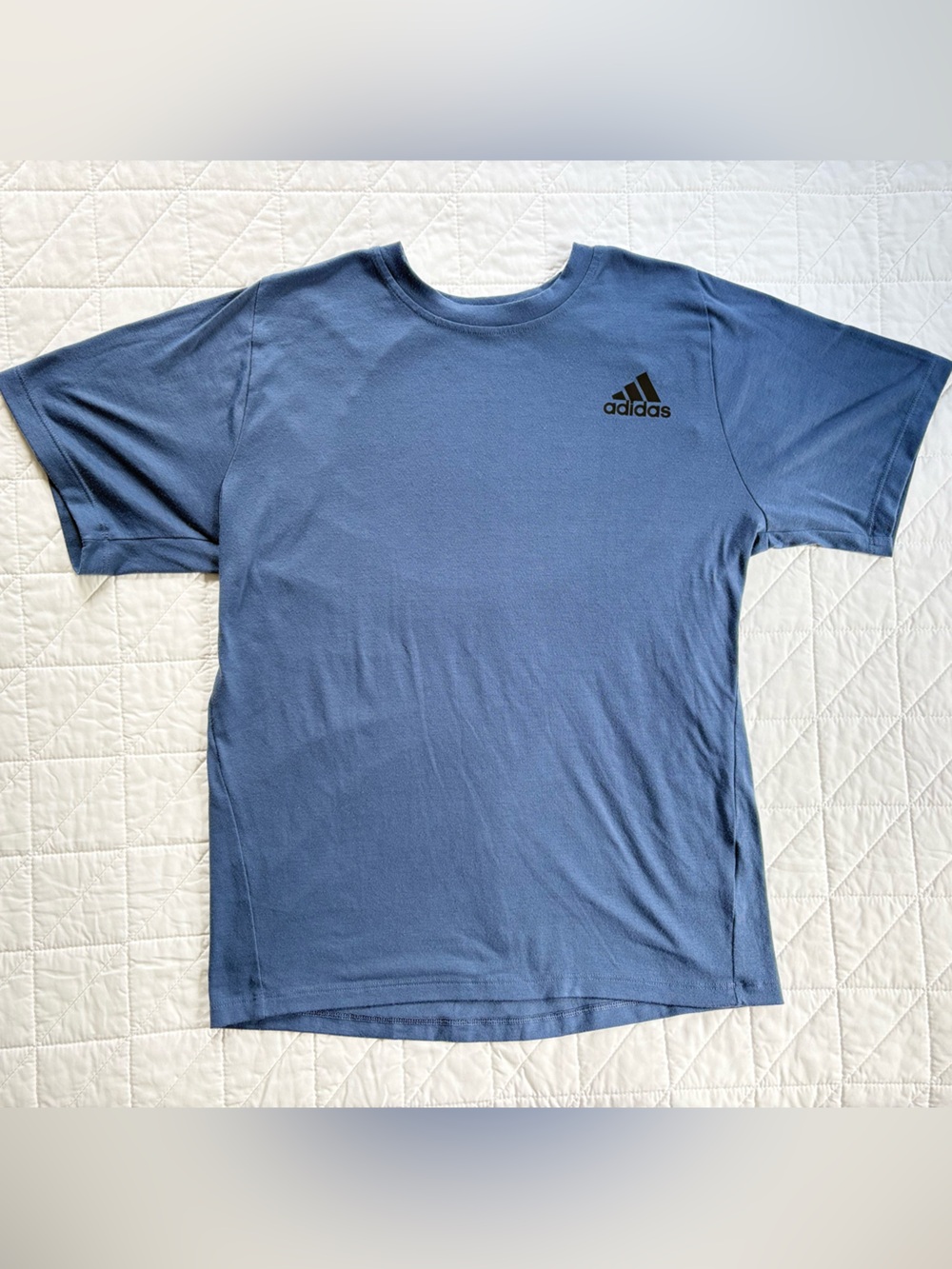 Adidas Climalite Freelift Training Tee - Tech Ink Blue Men’s Small
